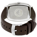 Emporio Armani Retro Quartz Blue Dial Black Leather Strap Watch For Men - AR2491