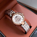 Coach Park Silver Dial Two Tone Steel Strap Watch for Women - 14503642