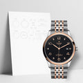 Tudor 1926 Automatic Diamonds Black Dial Two Tone Steel Strap Watch for Men - M91651-0004