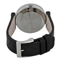 Gucci G Interlocking Black Dial Black Leather Strap Watch For Women - YA133301