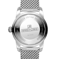 Breitling Superocean Heritage B20 Automatic 46 Black Dial Silver Mesh Bracelet Watch for Men - AB2020121B1A1