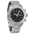 Breitling Avenger Chronograph 45mm Black Dial Silver Steel Strap Watch for Men - A13317101B1A1