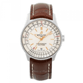 Breitling Navitimer Automatic 41mm Brown Leather Strap Mens Watch - A17326211G1P1