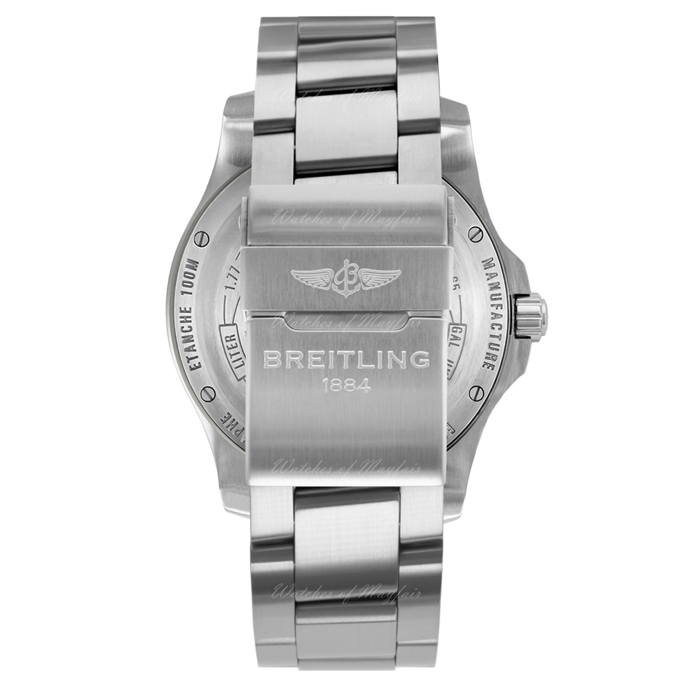 Breitling Aerospace Evo Blue Dial Silver Steel Strap Watch for Men - E79363101C1E1