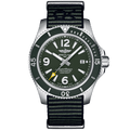 Breitling Superocean Automatic 44mm Outerknown Green Dial Green Nylon Strap Watch for Men - A17367A11L1W1