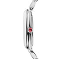 Bvlgari Serpenti Seduttori Diamonds Black Dial Silver Steel Strap Watch for Women - SERPENTI103449