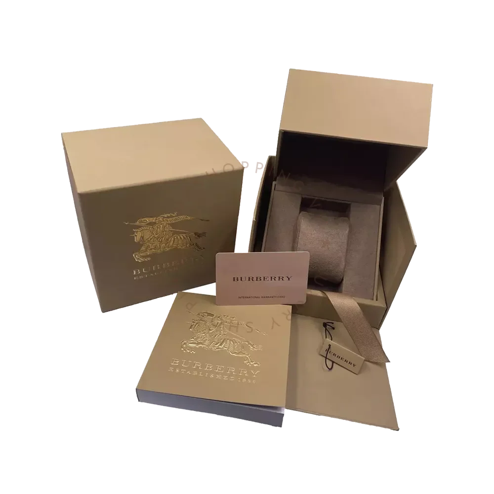 Burberry The Britain Blue Dial Blue Leather Strap Watch for Women - BBY1716