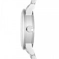Burberry The City Silver Diamonds Dial Silver Steel Strap Watch for Women - BU9230
