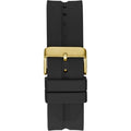 Guess Leo Multifunction Black Dial Black Silicone Strap Watch For Men - GW0637G2