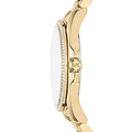 Michael Kors Bradshaw Quartz Gold Dial Gold Steel Strap Watch For Women - MK6555