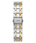 Guess Cosmo Diamonds Silver Dial Two Tone Steel Strap Watch for Women - GW0033L4