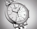 Tissot Carson Premium White Dial Silver Steel Strap Watch For Men - T122.417.11.011.00