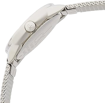 Calvin Klein Minimal Grey Dial Silver Mesh Bracelet Watch for Women - K3M2312X