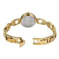 Coach Park Diamonds Gold Dial Gold Steel Strap Watch for Women - 14503171