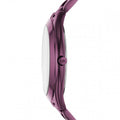 Michael Kors Lauryn Black Dial Purple Steel Strap Watch for Women - MK3724