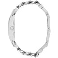 Guess MOD G Diamonds Silver Dial Silver Steel Strap Watch for Women - GW0294L1