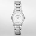 Burberry The City Silver Dial Silver Steel Strap Watch for Women - BU9200