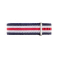 Daniel Wellington Classic Canterbury White Dial Two Tone NATO Strap Watch For Women - DW00100051