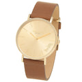 Coach Perry Gold Dial Brown Leather Strap Watch for Women - 14503331