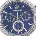 Swarovski Era Journey Blue Dial Blue Leather Strap Watch for Women - 5479239
