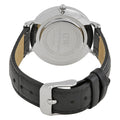 Daniel Wellington Classic Petite Reading White Dial Black Leather Strap Watch For Women - DW00100185