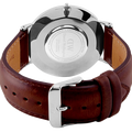 Daniel Wellington Classic St Mawes Black Dial Brown Leather Strap Watch For Men - DW00100130
