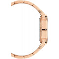 Daniel Wellington Iconic Link White Dial Rose Gold Steel Strap Watch for Women - DW00100213