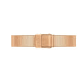 Daniel Wellington Quadro Studio White Dial Rose Gold Mesh Strap Watch For Women - DW00100517