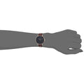 Daniel Wellington Classic Petite Bristol Black Dial Brown Leather Strap Watch For Women - DW00100165