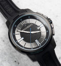 Maserati SFIDA Black Dial Black Rubber Strap Watch For Men - R8851123004