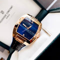 Guess Phoenix Blue Dial Brown Leather Strap Watch for Men - GW0386G2
