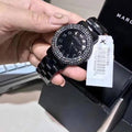Marc Jacobs Marci Black Dial Black Steel Dial Strap Watch for Women - MBM3193
