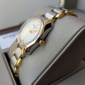 Tissot T Wave Mother of Pearl Dial Two Tone Steel Strap Watch for Women - T023.210.22.117.00