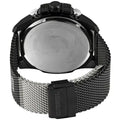 Diesel Mega Chief Chronograph Black Dial Black Mesh Bracelet Watch For Men - DZ4514