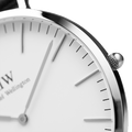 Daniel Wellington Classic Bristol White Dial Brown Leather Strap Watch For Women - DW00100056