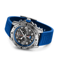 Breitling Endurance Pro Ironman World Championship Grey Dial Blue Rubber Strap Watch for Men - E823103A1M1S1