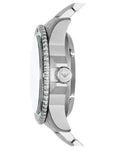 Emporio Armani Diver Automatic Green Dial Silver Steel Strap Watch For Men - AR60061