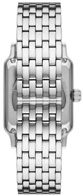 Emporio Armani Diego Automatic Black Dial Silver Steel Strap Watch For Men - AR60057