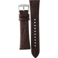 Emporio Armani Valente Chronograph Brown Dial Brown Leather Strap Watch For Men - AR1785