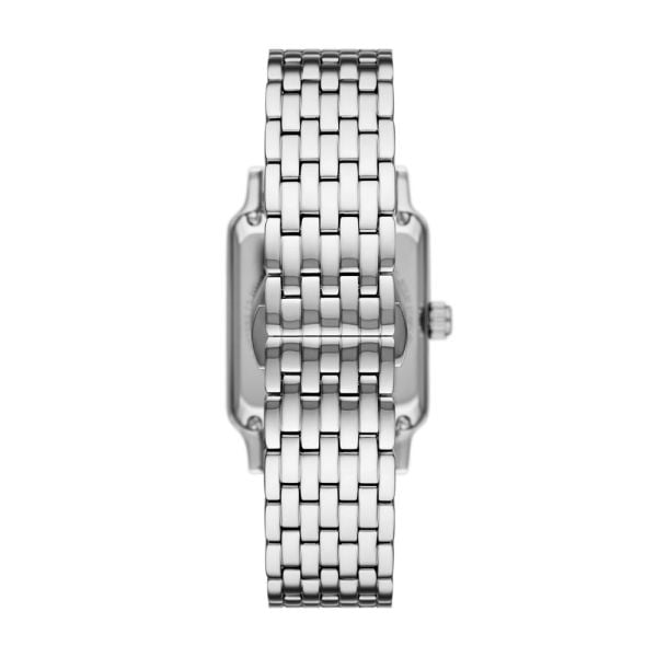 Emporio Armani Diego Automatic Black Dial Silver Steel Strap Watch For Men - AR60057