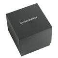 Emporio Armani Sea Explorer Automatic Yellow Dial Black Silicone Strap Watch For Men - AR60085