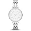 Fossil Jacqueline White Dial Silver Steel Strap Watch for Women - ES3545