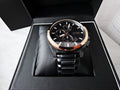 Hugo Boss Grandmaster Black Dial Black Steel Strap Watch for Men  - 1513885