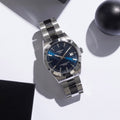 Tissot Gentlemen Powermatic 80 Silicium Blue Dial Silver Steel Strap Watch For Men - T127.407.11.041.00