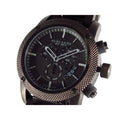Burberry Chrono Sport Brown Dial Brown Steel Strap Watch for Men - BU7716