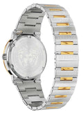 Versace Greca Green Dial Silver Steel Strap Watch for Men - VEVI00420