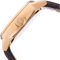 Tissot Carson Lady Steel Quartz Brown Leather Strap Watch For Women - T085.210.36.011.00