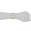Fossil Jacqueline Gold Dial Gold Steel Strap Watch for Women - ES3547