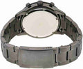 Fossil Townsman Chronograph Black Dial Silver Steel Strap Watch for Men - FS5349