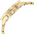 Fossil Garrett Chronograph Gold Dial Gold Steel Strap Watch for Men - FS5772